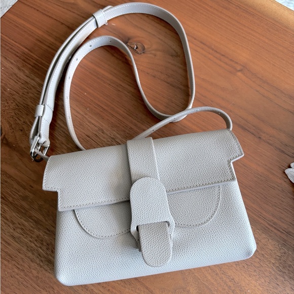 Senreve Aria Belt Bag in Pebbled Sand leather with Silver hardware - Picture 2 of 8